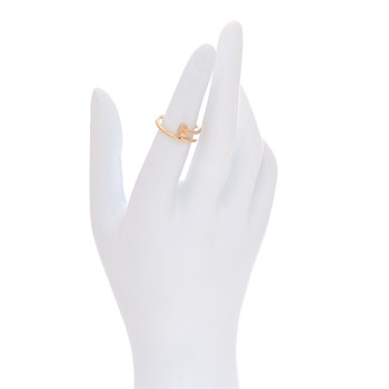 CARTIER 18K Pink Gold Small Juste Un Clou Ring 50 5.25