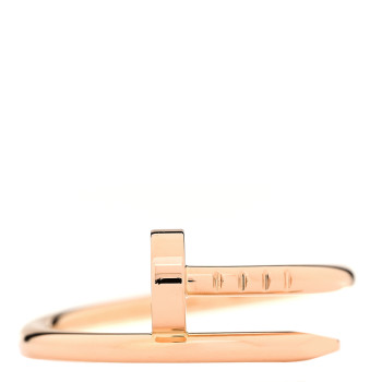 CARTIER 18K Pink Gold Small Juste Un Clou Ring 50 5.25