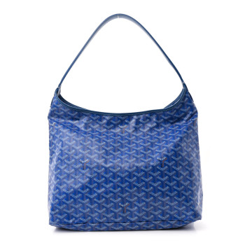 GOYARD Goyardine Boheme Hobo Blue