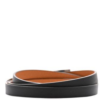 HERMES Swift Behapi Double Tour Bracelet S Black