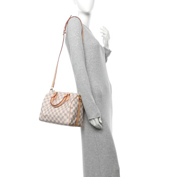 LOUIS VUITTON Damier Azur Speedy Bandouliere 25