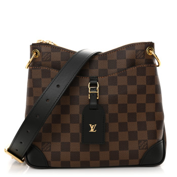 LOUIS VUITTON Damier Ebene Odeon PM Black LOUIS VUITTON Damier Ebene Odeon PM Black