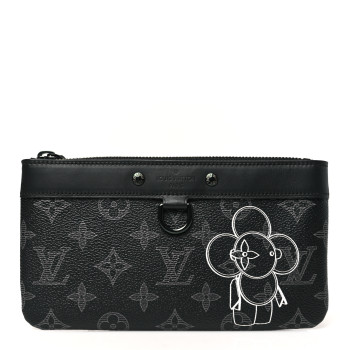 LOUIS VUITTON Monogram Eclipse Vivienne Pochette Apollo PM