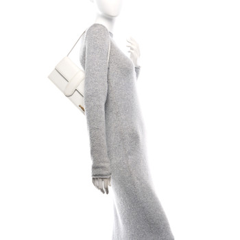 JACQUEMUS Smooth Calfskin Le Bambino Long White