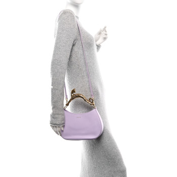 LANVIN Lambskin Cat Hobo Lilac