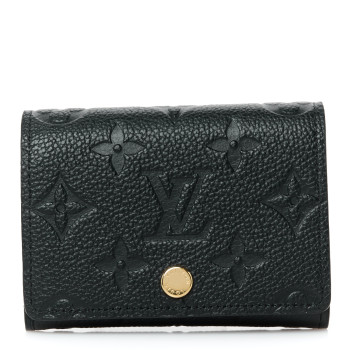 LOUIS VUITTON Empreinte Business Card Holder Black
