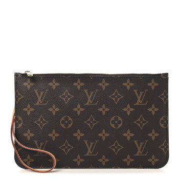 LOUIS VUITTON Monogram Neverfull MM GM Pochette