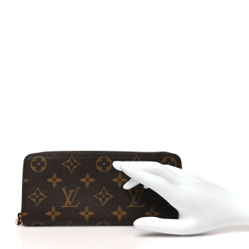 LOUIS VUITTON Monogram Clemence Wallet Fuchsia