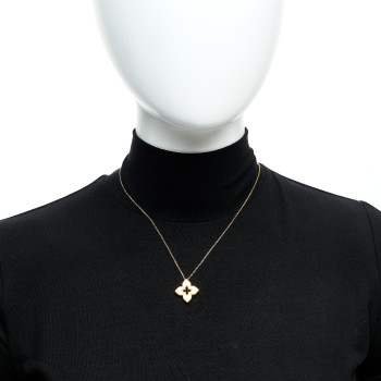ROBERTO COIN 18K Yellow Gold Diamond Medium Venetian Princess Flower Pendant Necklace