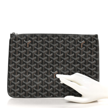 GOYARD Goyardine Senat Pochette MM Black