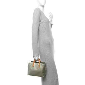 LOUIS VUITTON Vernis Reade PM Silver