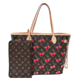 LOUIS VUITTON LV X TM Monogram Cerises Neverfull MM