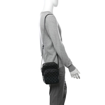 LOUIS VUITTON Damier Graphite Rem Bag