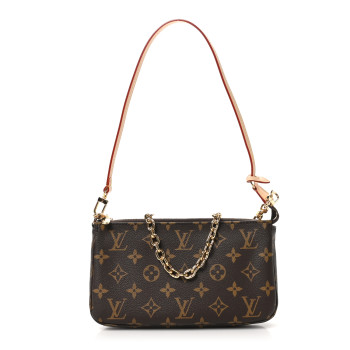 LOUIS VUITTON Monogram Chain Pochette Accessories