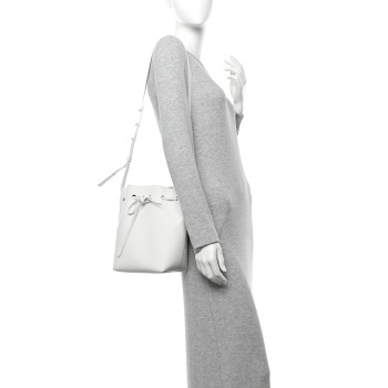 MANSUR GAVRIEL Calfskin Mini Bucket Bag White