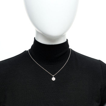 BULGARI 18K White Gold Diamond .23ct BVLGARI BVLGARI Pendant Necklace