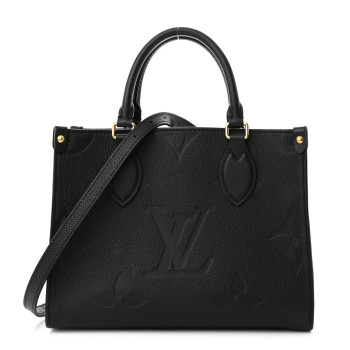 LOUIS VUITTON Empreinte Monogram Giant Onthego PM Black