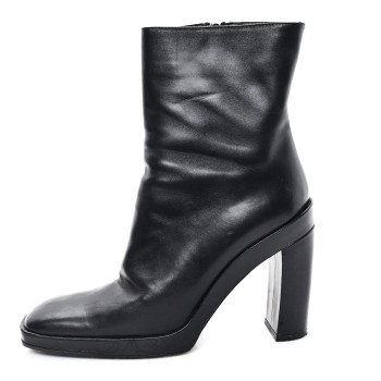 GUCCI Calfskin Ankle Booties 8 Black