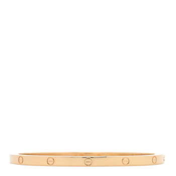 CARTIER 18K Yellow Gold Small LOVE Bracelet 16