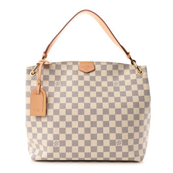 LOUIS VUITTON Damier Azur Graceful PM Rose Ballerine LOUIS VUITTON Damier Azur Graceful PM Rose Ballerine