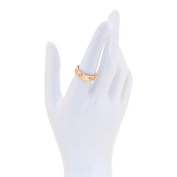CARTIER 18K Pink Gold 5.5mm LOVE Ring 55 7.25