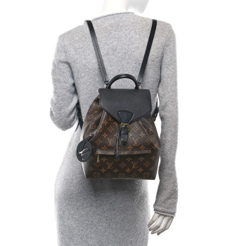 LOUIS VUITTON Monogram Montsouris PM Black