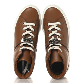 HERMES Calfskin Daydream Sneakers 39 Naturel