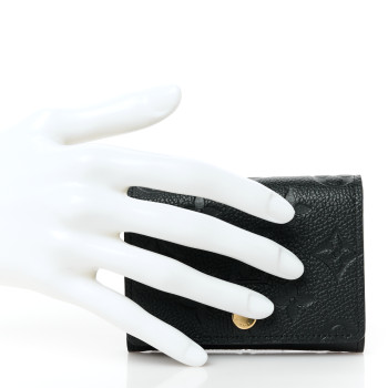 LOUIS VUITTON Empreinte Business Card Holder Black