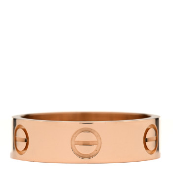 CARTIER 18K Pink Gold 5.5mm LOVE Ring 55 7.25