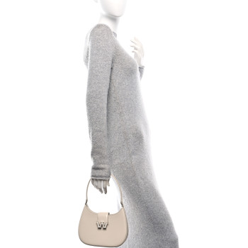 ALEXANDER WANG Calfskin Small Legacy Hobo Porcelain