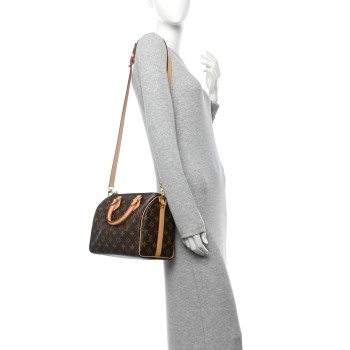 LOUIS VUITTON Monogram Speedy Bandouliere 25