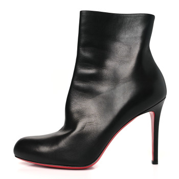 CHRISTIAN LOUBOUTIN Calfskin Adox 85 Ankle Boots 41.5 Black