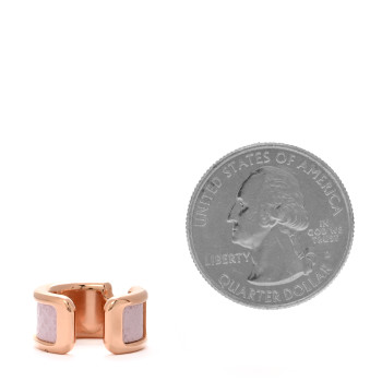 HERMES Epsom Olympe Ear Cuff White