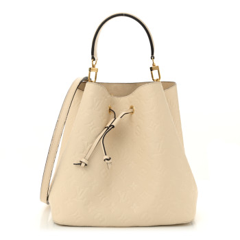LOUIS VUITTON Empreinte Neonoe MM Creme