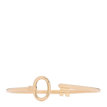 TIFFANY 18K Yellow Gold Keys Wire Bracelet