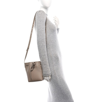 MANSUR GAVRIEL Saffiano Mini Mini Bucket Bag Beige