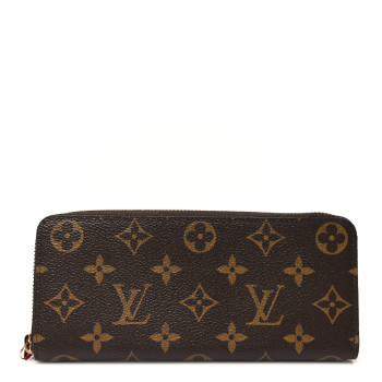 LOUIS VUITTON Monogram Clemence Wallet Fuchsia