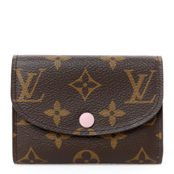 LOUIS VUITTON Monogram Rosalie Coin Purse Rose Ballerine