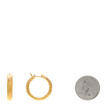 DAVID YURMAN 18K Yellow Gold Mercer Hoop Earrings
