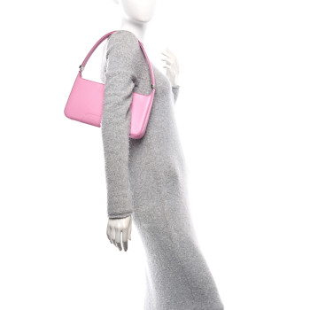 BURBERRY Smooth Calfskin TB Shoulder Bag Primrose Pink