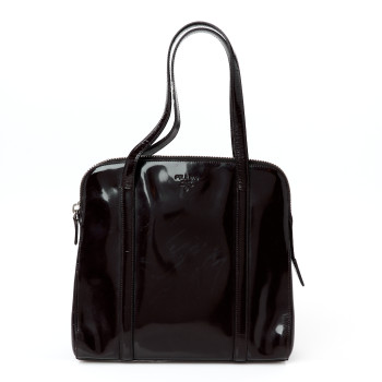 PRADA Spazzolato Sport Tote Cordovan