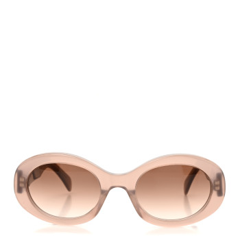 CELINE Acetate Triomphe 01 Sunglasses CL 40194U Milky Hazelnut