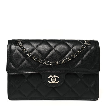 CHANEL Caviar Quilted Small Sweet Classic Flap Black