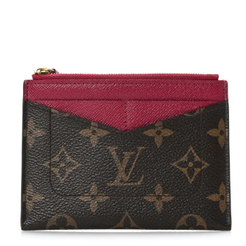 LOUIS VUITTON Monogram Zipped Card Holder