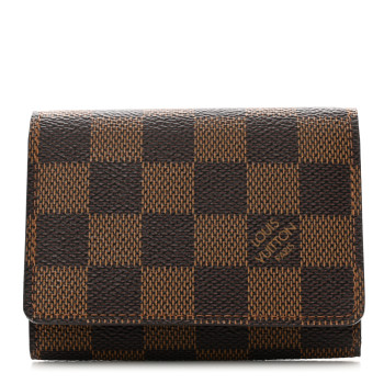 LOUIS VUITTON Damier Ebene Business Card Holder