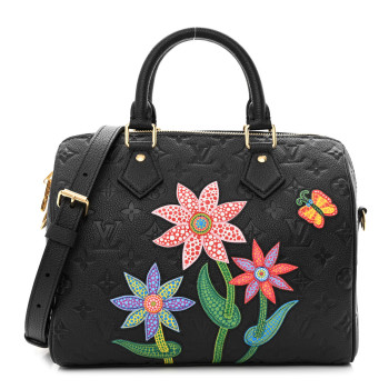 LOUIS VUITTON ブラックリング 新品未使用 LOUIS VUITTON LV x YK Empreinte Speedy Bandouliere 25 Black