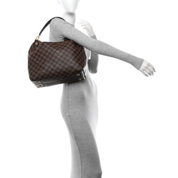 LOUIS VUITTON Damier Ebene Duomo Hobo