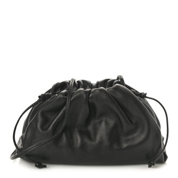 BOTTEGA VENETA Butter Calfskin The Mini Pouch Black