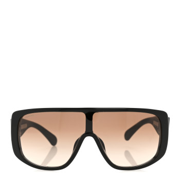 CHANEL Acetate Shield Sunglasses 5495A Black