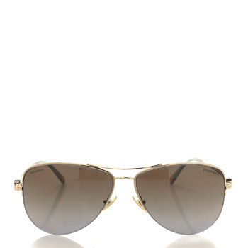 TIFFANY Aviator Heart Sunglasses TF 3021 Gold